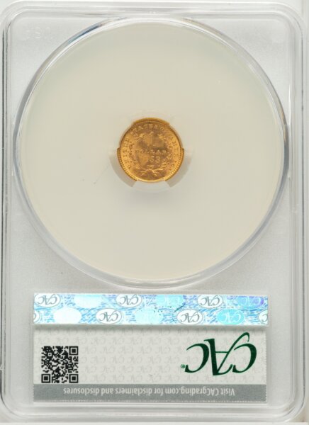 1853 G$1 65 CACG