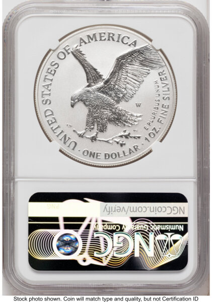 2026-W Enhanced Silver Eagle 1 oz FDI America 250 John Hancock Label 70 NGC