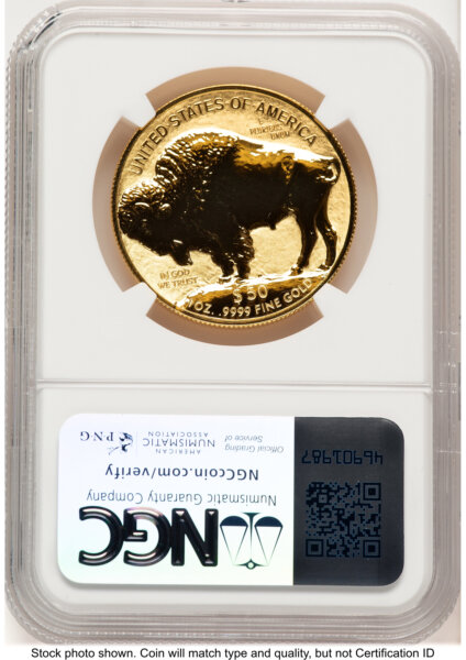 2013-W Reverse Proof Gold Buffalo 1 oz Brown Label 70 NGC