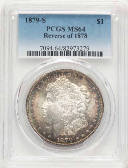 1879-S S$1 Reverse of 1878 64 PCGS