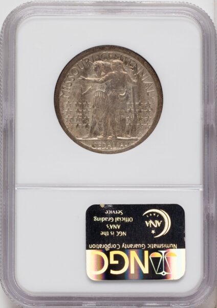 1921 50C Missouri 2x4, MS 65 NGC