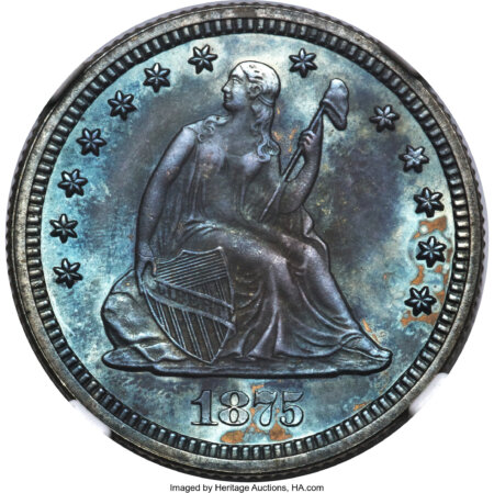 1875 25C 67 NGC