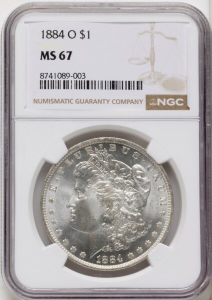 1884-O S$1 67 NGC