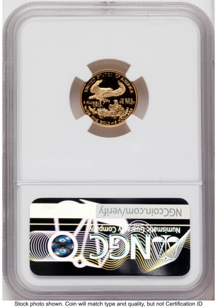 2004-W Proof Gold Eagle 1/10 oz Red Book 70 NGC