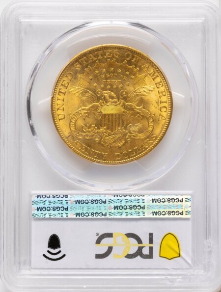 1904 $20 Liberty PCGS Secure Blue Gradient 66 PCGS