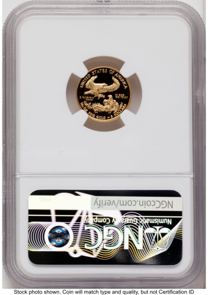 2017-W Proof Gold Eagle 1/10 oz Red Book 70 NGC