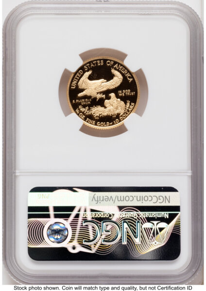 2021-W Type 1 Proof Gold Eagle 1/4 oz Ed Moy 70 NGC