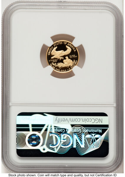 2010-W Proof Gold Eagle 1/10 oz Red Book 70 NGC