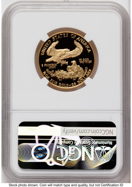 1994-W Proof Gold Eagle 1/2 oz Red Book 70 NGC