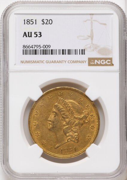 1851 $20 53 NGC
