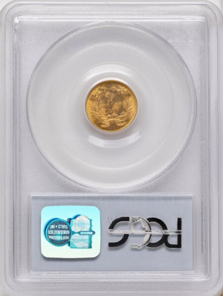 1873 G$1 OPEN 3, MS 66 PCGS