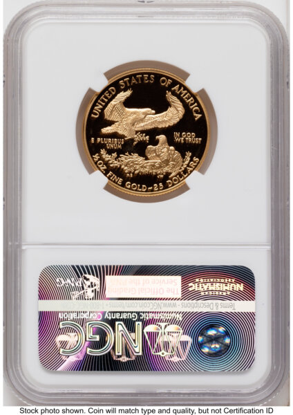 2000-W Proof Gold Eagle 1/2 oz Ed Moy 70 NGC