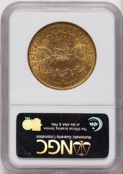 1877-S $20 61 NGC