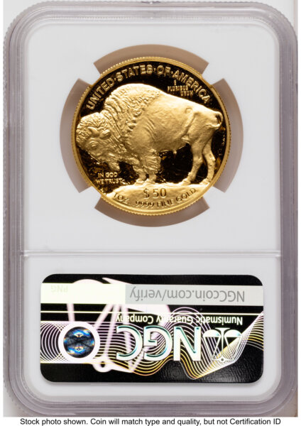 2026-W Proof Gold Buffalo 1 oz FDI Kenneth Bressett Red Book 70 NGC