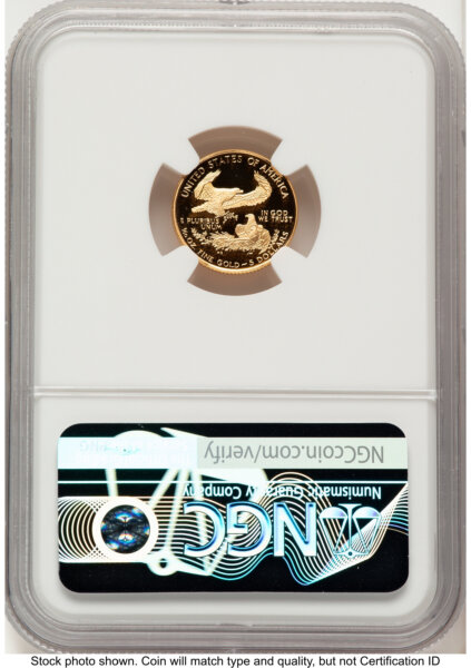 1996-W Proof Gold Eagle 1/10 oz Red Book 70 NGC