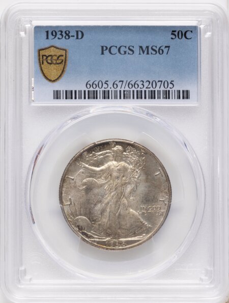 1938-D 50C PCGS Secure 67 PCGS