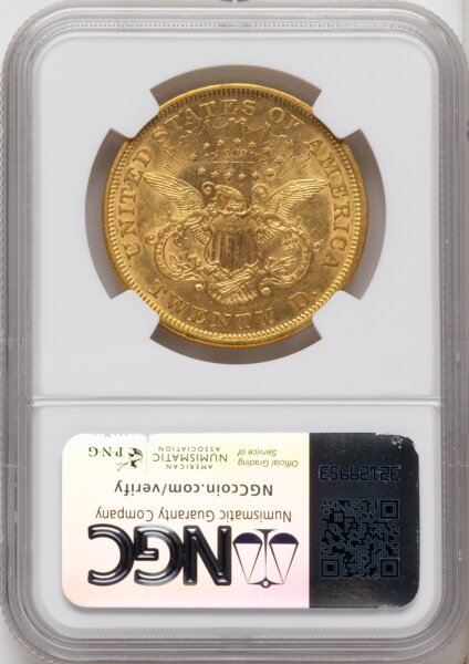 1866 $20 58 NGC