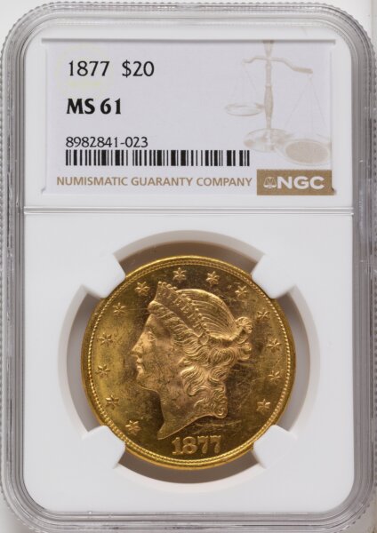 1877 $20 61 NGC
