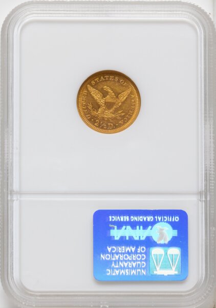 1868 $2 1/2 61 NGC