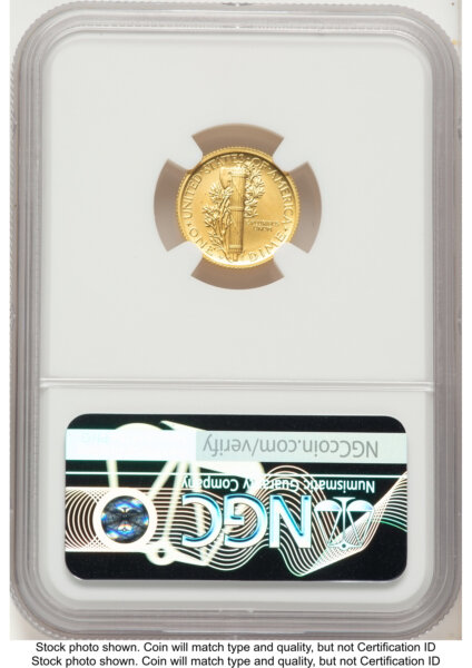 2026 2 Coin Best of the Mint 1916 Mercury Dime Gold 1/10 oz and Silver 1 oz Medal Set FDI America 250 John Hancock Label 70 NGC