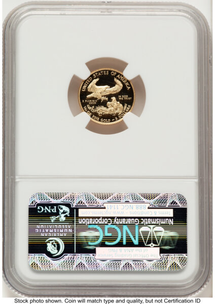 2013-W Proof Gold Eagle 1.85 oz ER Blue 70 NGC