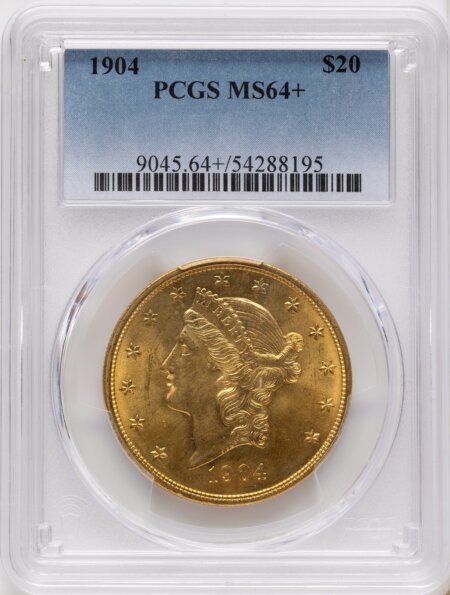 1904 $20 Liberty PCGS Plus 64 PCGS