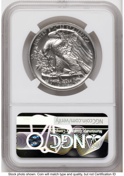 2026-W Palladium Eagle 1 oz, Uncirculated FDI Ron Harrigal America 250 70 NGC