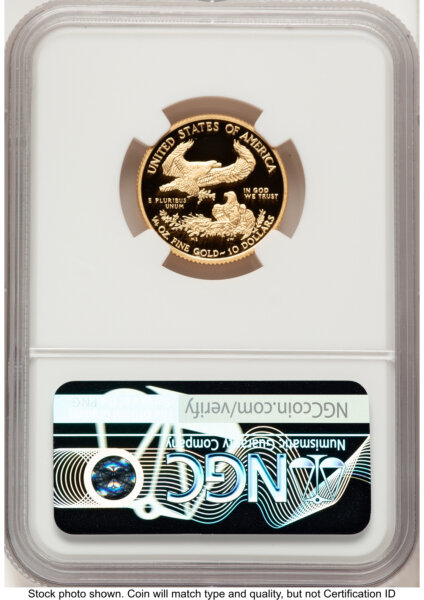 2016-W Proof Gold Eagle 1/4 oz Red Book 70 NGC