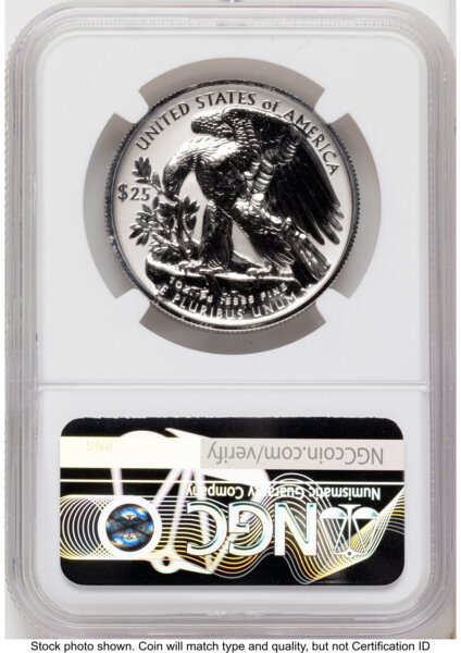 2025-W Palladium Eagle 1 oz, REV PR Ed Moy 70 NGC