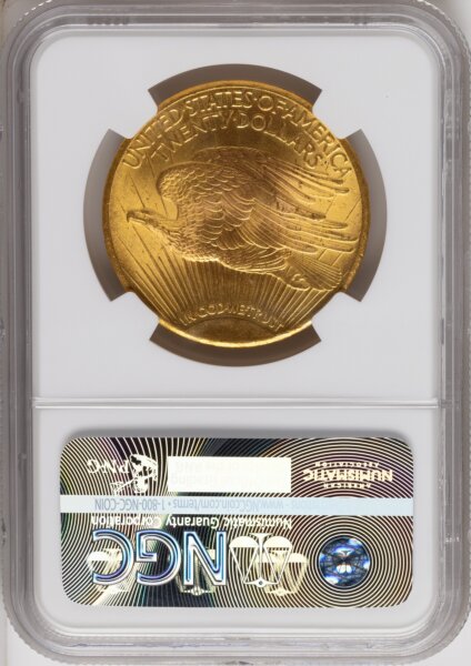 1927 $20 NGC Plus 65 NGC