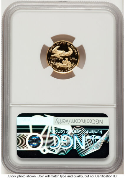 2016-W Proof Gold Eagle 1/10 oz Red Book 70 NGC