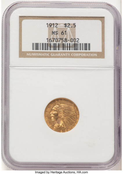 1912 $2 1/2 61 NGC