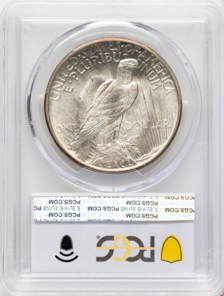 1921 S$1 Peace, MS PCGS Secure 66 PCGS