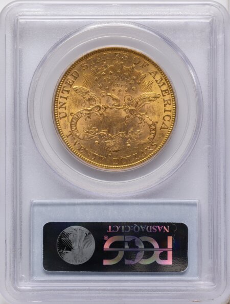 1877-S $20 61 PCGS