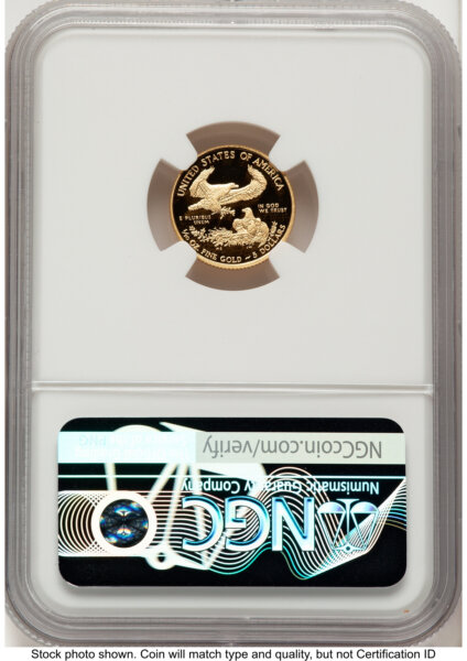2013-W Proof Gold Eagle 1/10 oz Red Book 70 NGC