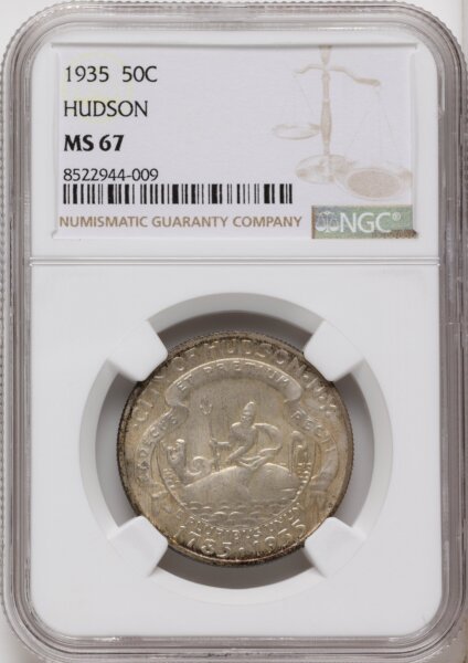 1935 50C Hudson, MS 67 NGC