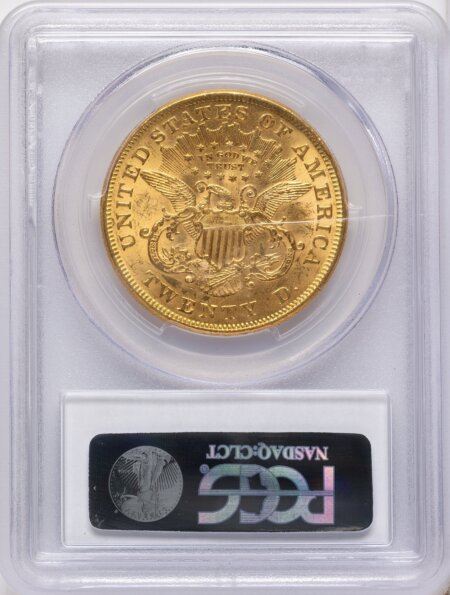 1873 $20 OPEN 3 Blue Gradient 61 PCGS