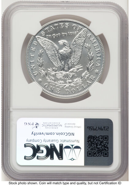 2021-D S$1 Morgan Dollar, MS Brown Label 70 NGC
