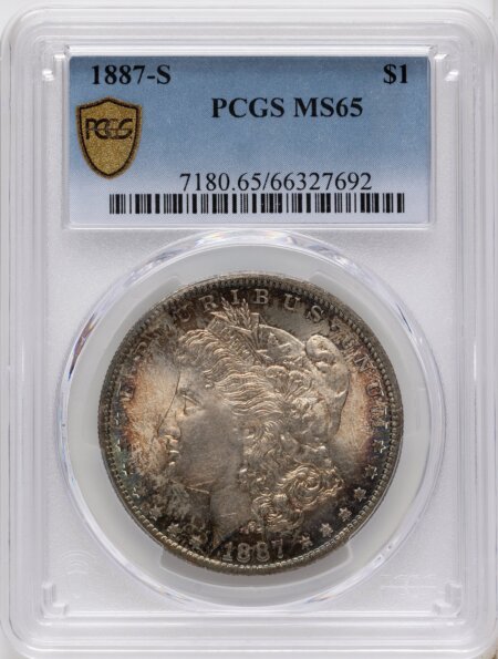 1887-S S$1 PCGS Secure 65 PCGS