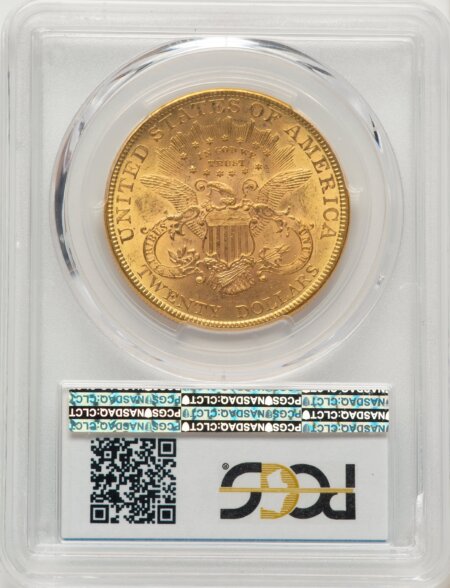1895 $20 Blue Gradient 63 PCGS