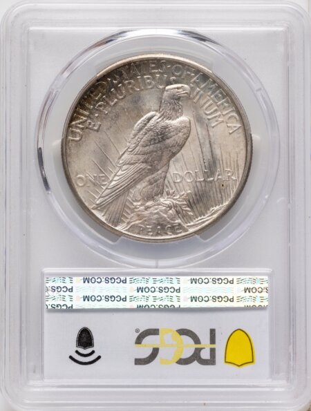1921 S$1 Peace, MS PCGS Secure 65 PCGS