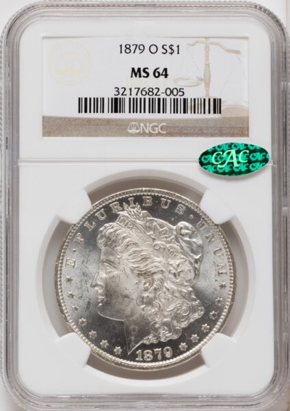 1879-O S$1 CAC 64 NGC