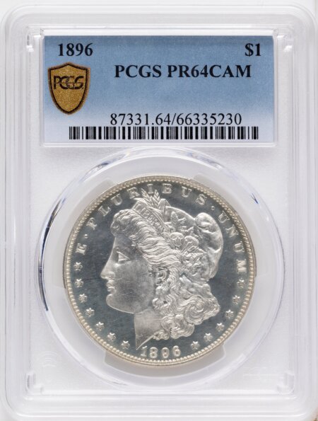 1896 S$1, CA PCGS Secure 64 PCGS