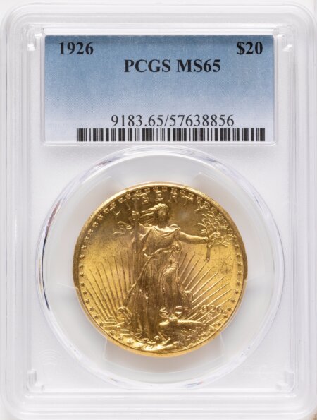 1926 $20 65 PCGS