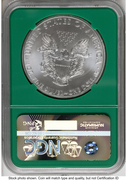 2011 Silver Eagle Monster Box From US Mint Sealed Box Green Core Label 70 NGC