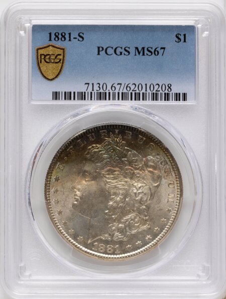 1881-S S$1 PCGS Secure 67 PCGS
