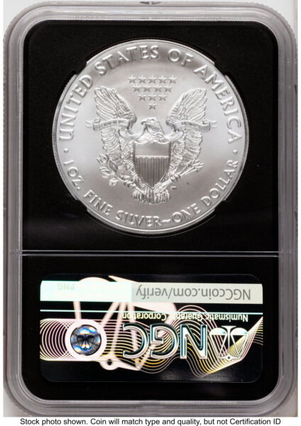 2021 Silver Eagle Type 1 David J Ryder Last Day of Production Black Core 70 NGC