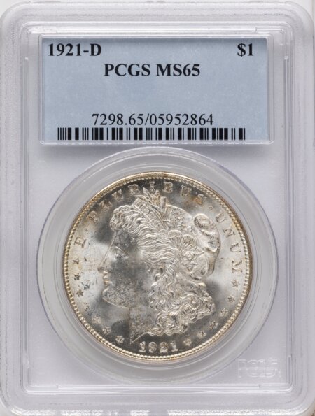 1921-D S$1 65 PCGS