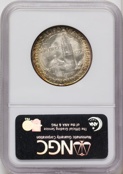 1936-D 50C San Diego, MS 67 NGC