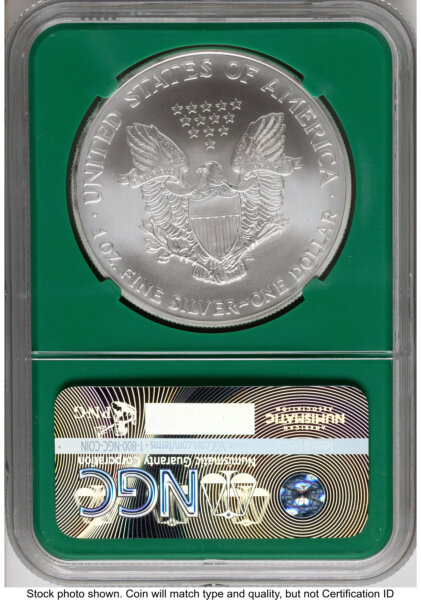 2003 Silver Eagle Monster Box From US Mint Sealed Box Green Core Label 70 NGC